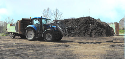 a compost heap