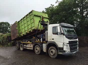 a Skip Lorry