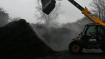 a compost heap